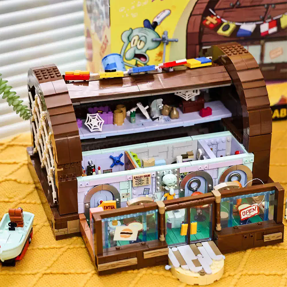 Kids Xbox Toys - سبونجبوب كرستي كراب Area-X مجموعة مكعبات