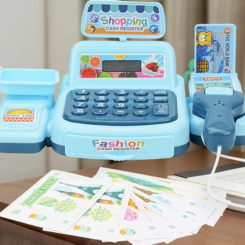 Toy Cash Register - مجموعة واحدة من لعبة الكاشير الإلكترونية