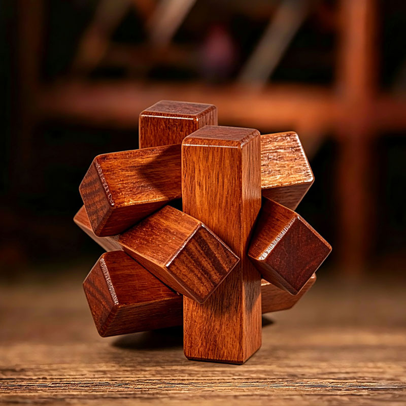 Wooden Puzzle Kids - لعبة ألغاز خشبية لتدريب الذكاء والتفكير
