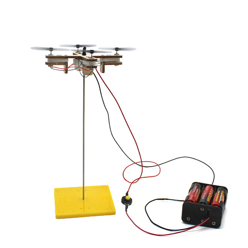 Kids Toys Helicopter - مضحك DIY الطائرة بدون طيار نموذج