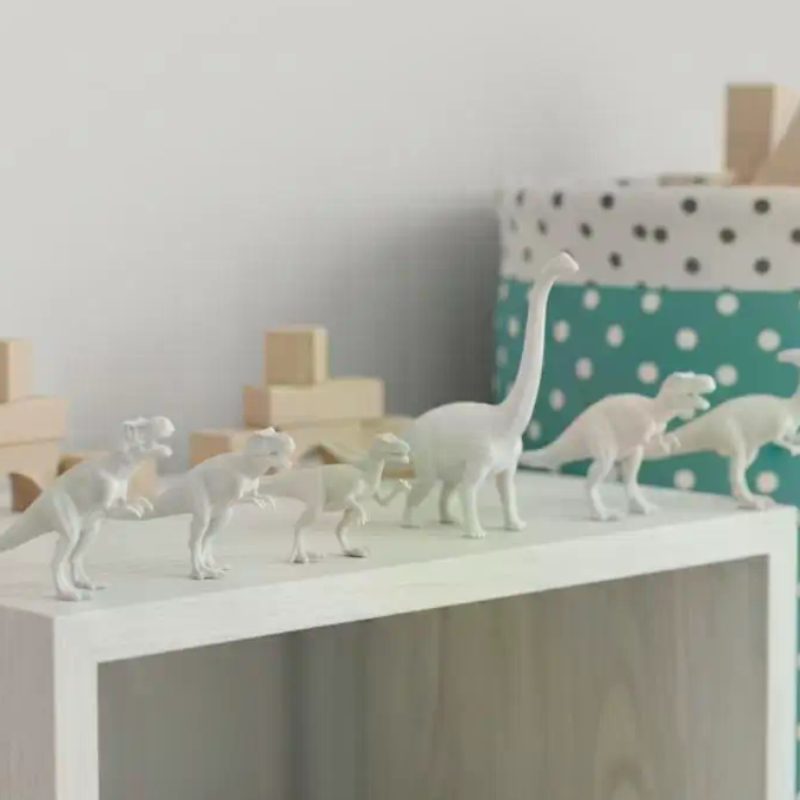 Kids Toys Sale - مجموعة ألعاب ديناصورات بيضاء قابلة للرسم
