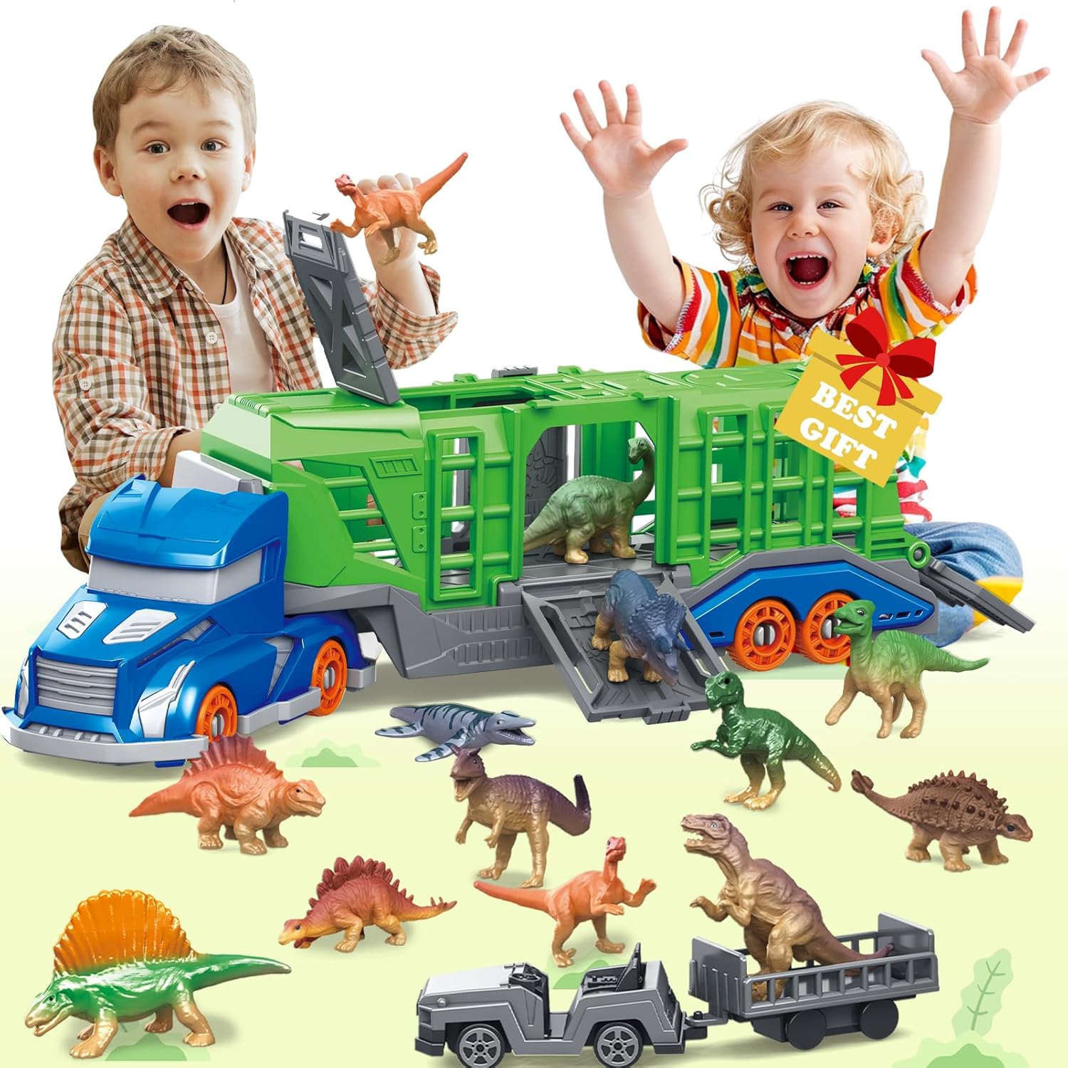 مجموعة ألعاب مركبات نقل الحيوا - مراجعة Kids Toys 3 Year Old وسعره