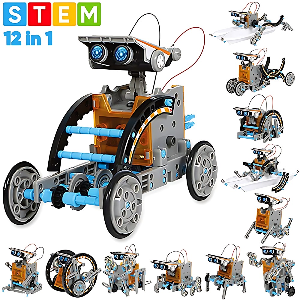 مجموعة مكعبات بناء روبوت شمسي  - مراجعة Science Experiment Kit وسعره