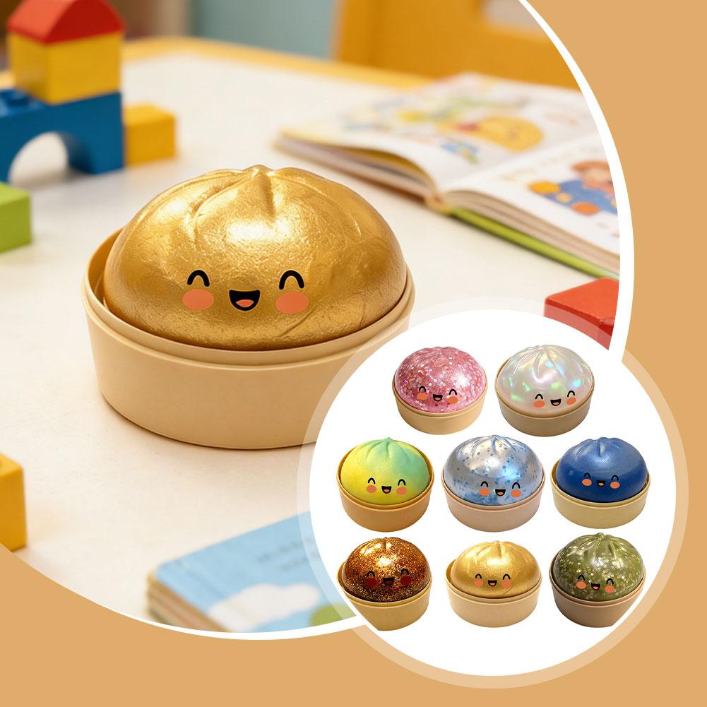 لعبة سكويشي ناعمة على شكل خبز  - مراجعة Kids Toys Dumplings وسعره