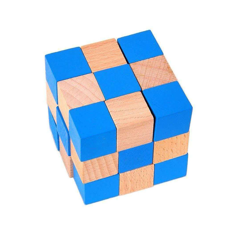 مكعب الثعبان المربع، ألغاز خشب - مراجعة Wooden Puzzle Kids وسعره