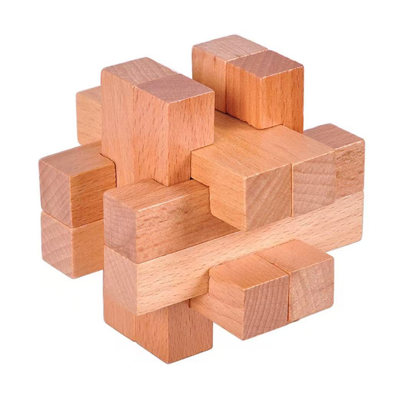 لعبة خشبية لتحدي الذكاء للبالغ - مراجعة Wooden Puzzle Kids وسعره