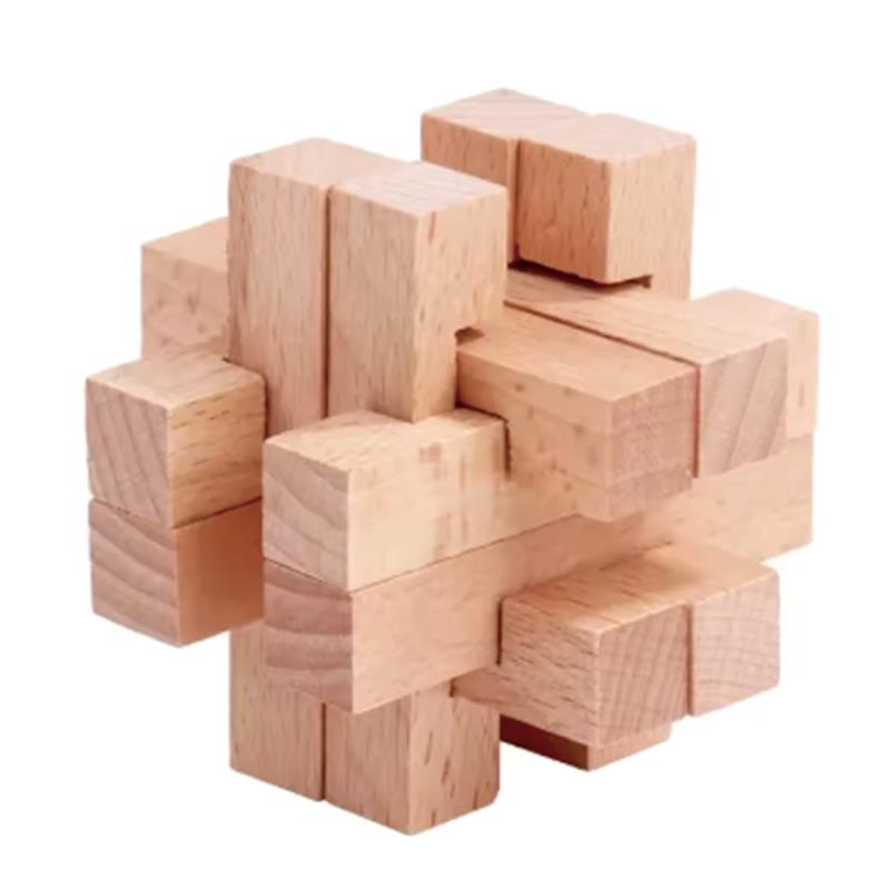 لعبة خشبية لتحدي الذكاء للبالغ - مراجعة Wooden Puzzle Kids وسعره
