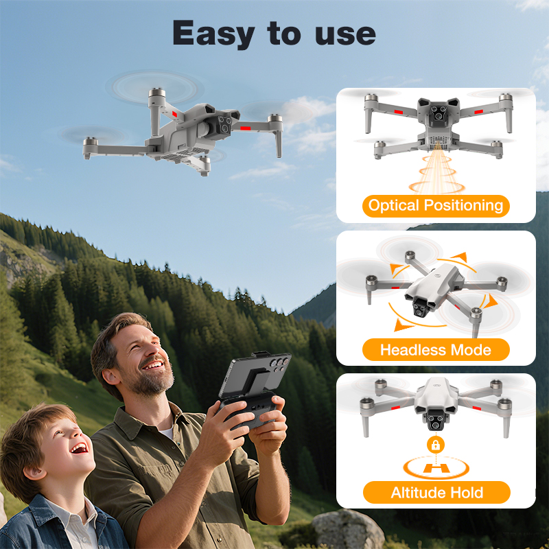طائرة بدون طيار L017 Pro جديدة - مراجعة Kids Toys Helicopter وسعره
