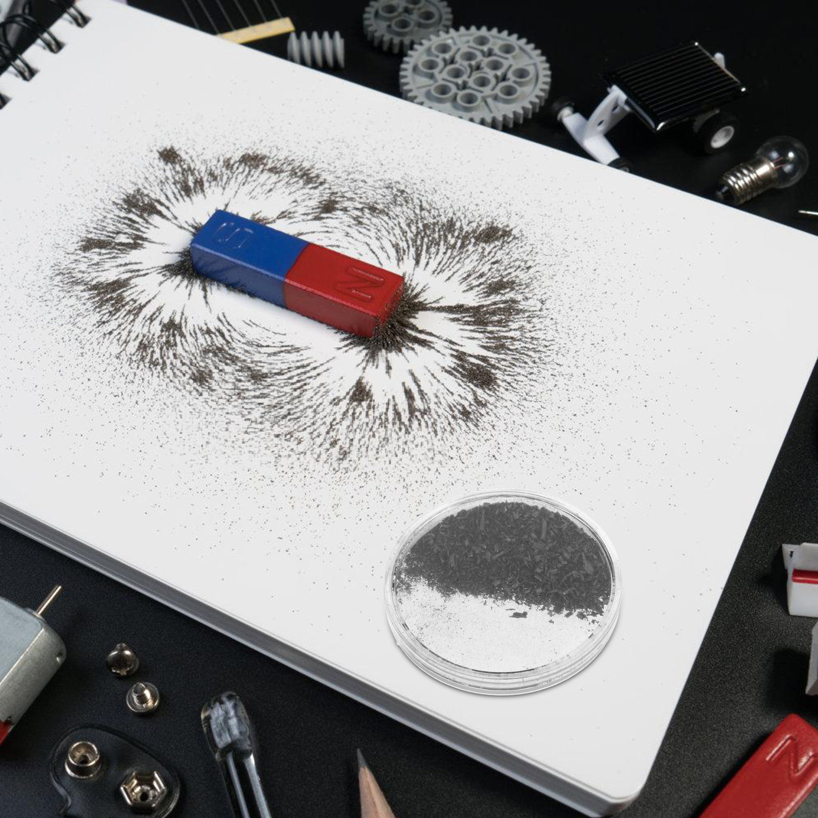 صندوق توضيح المجال المغناطيسي  - مراجعة Science Experiment Kit وسعره